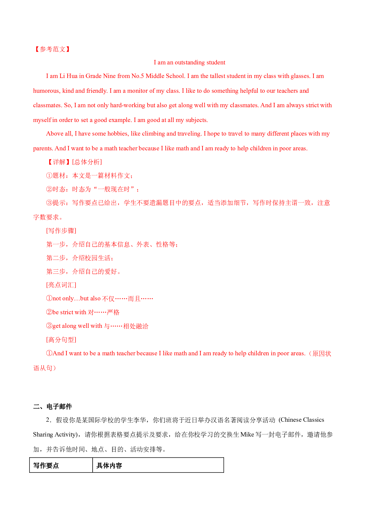 李华带你去中考  热点08 -备战2023年中考英语高分作文（江苏专用版）.docx 第2页