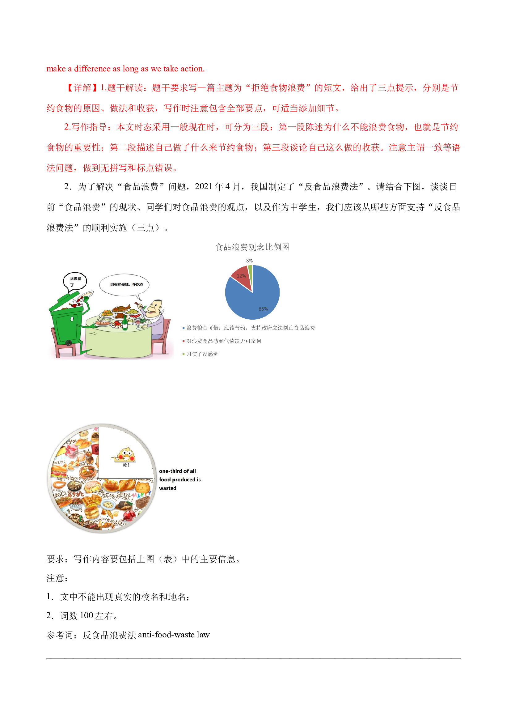 节约粮食 热点02 -备战2023年中考英语高分作文（全国通用版）.docx 第2页