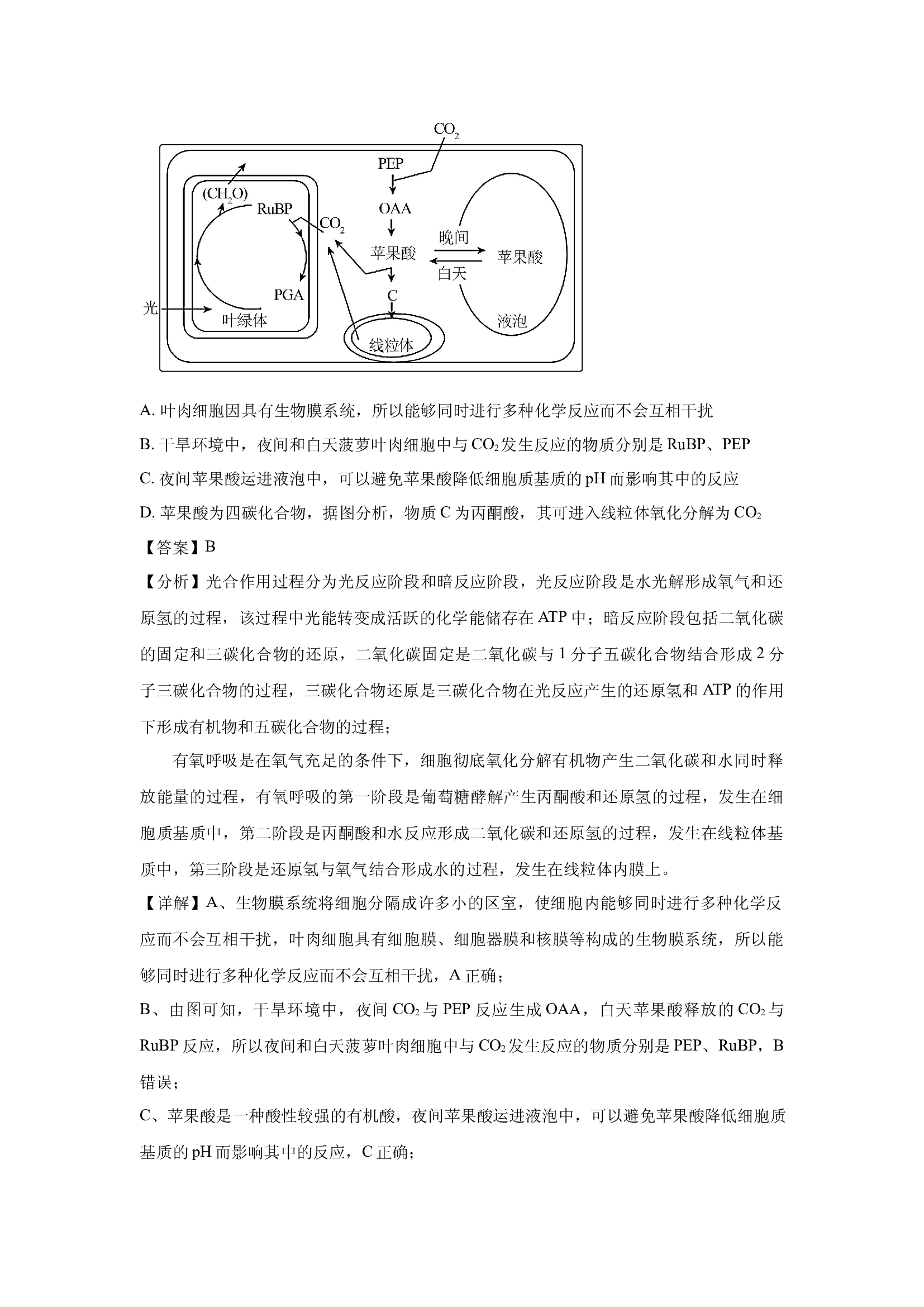 （生物试卷）江西鹰潭市2025届高三二模(含参考解析) 第2页