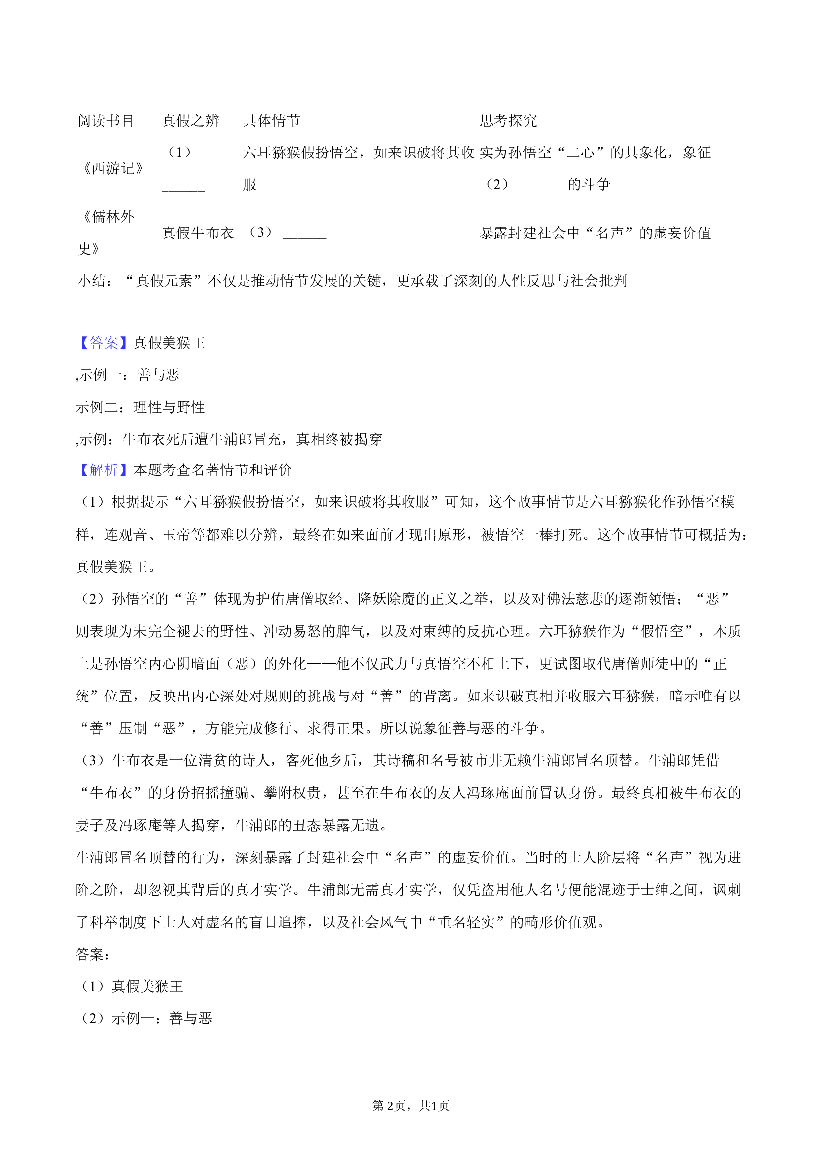 2025年江苏扬州市中考语文三模试卷-教师版.docx 第2页