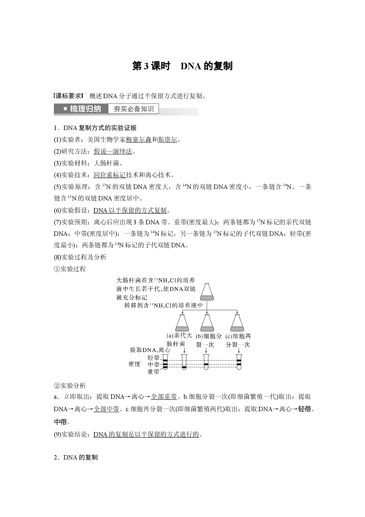 第六单元 第3课时　DNA的复制.docx 第1页