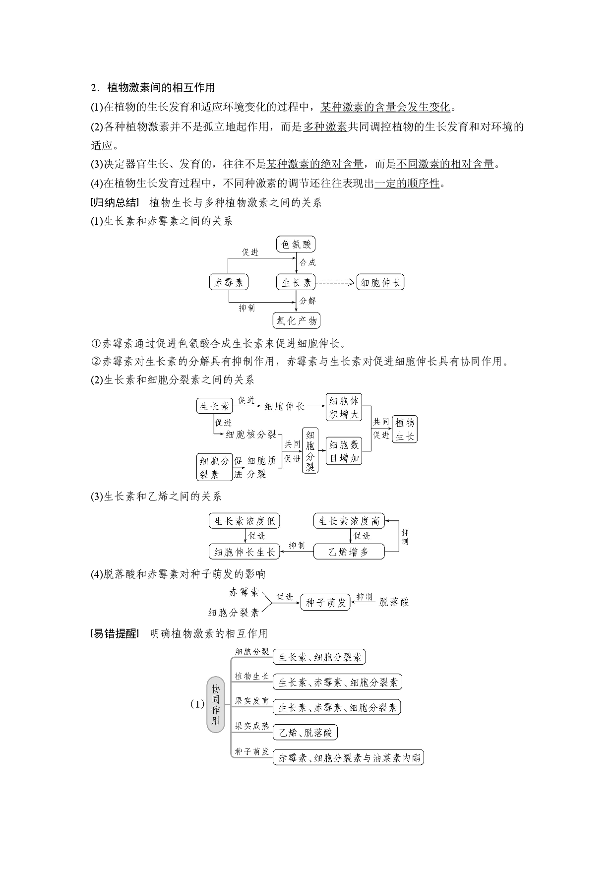 第八单元 第9课时　其他植物激素、植物生长调节剂的应用及环境因素参与调节植物的生命活动.docx 第2页